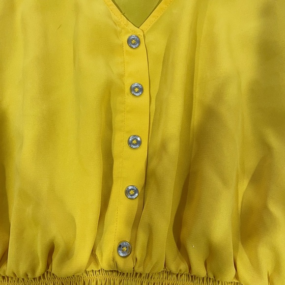 Yellow buttoned up shirt - Picture 2 of 4